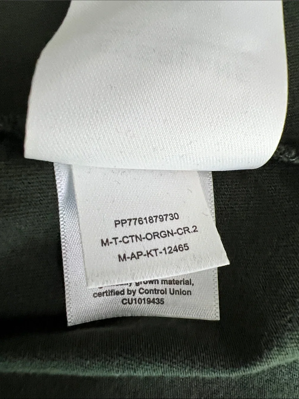 NWOT Everlane THE ESSENTIAL ORGANIC CREW in Dark Green Size M - Picture 7 of 11